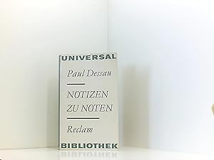 Image du vendeur pour Notizen zu Noten (RUB, 0571) mis en vente par Book Broker