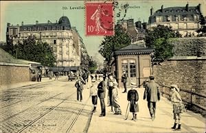 Ansichtskarte / Postkarte Levallois Perret Hauts de Seine, Rue Courcelles