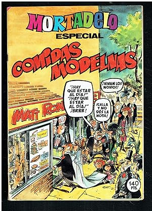 Mortadelo especial nº 197. Comidas modelnas.