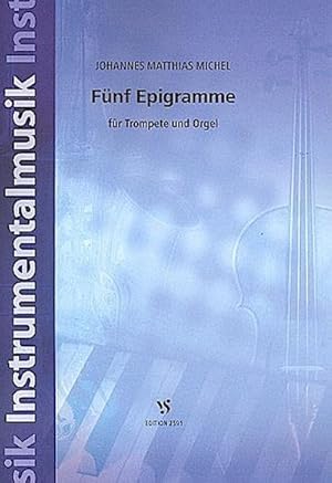 Bild des Verkufers fr 5 Epigramme für Trompete und Orgel zum Verkauf von AHA-BUCH GmbH