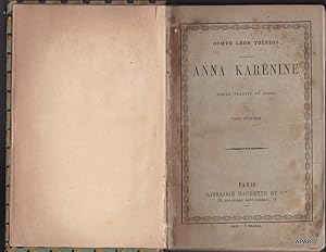 Image du vendeur pour ANNA KARNINE. Roman traduit du russe. Tome deuxime. mis en vente par Apart