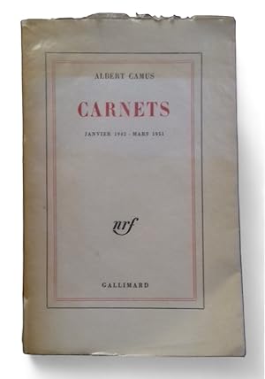 Seller image for Carnets, janvier 1942 - mars 1951. for sale by Librairie de l'Escurial