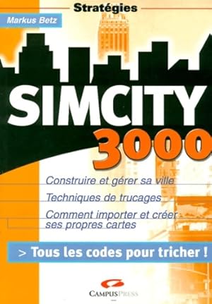 Image du vendeur pour Simcity 3000 - Markus Betz mis en vente par Book Hmisphres