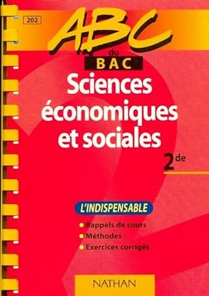 Sciences économiques et sociales Seconde - Laurent Parienty