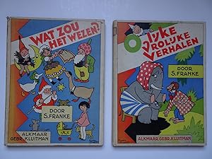 Bild des Verkufers fr Olijke vrolijke verhalen/ Wat zou het wezen? 2 delen. zum Verkauf von Antiquariaat De Boekenbeurs