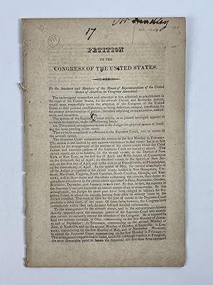 Image du vendeur pour Petition to the Congress of the United States mis en vente par Second Story Books, ABAA