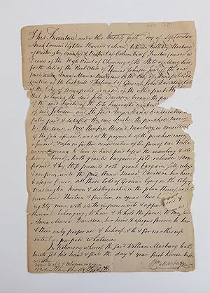 WILLIAM MARBURY | AUTOGRAPH DOCUMENT SIGNED (1811)