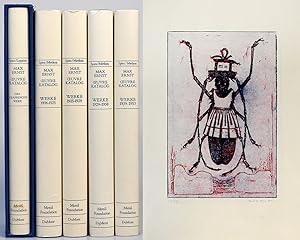 Max Ernst Oeuvre-Katalog. Herausgegeben von Werner Spies. 5 Bände. 1. Band: Das graphische Werk. ...