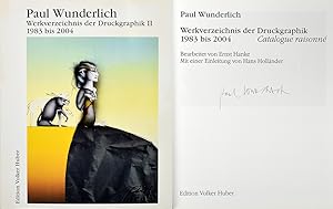 Werkverzeichnis der Druckgraphik II 1983 bis 2004. Catalogue raisonné. Bearbeitet von Ernst Hanke...