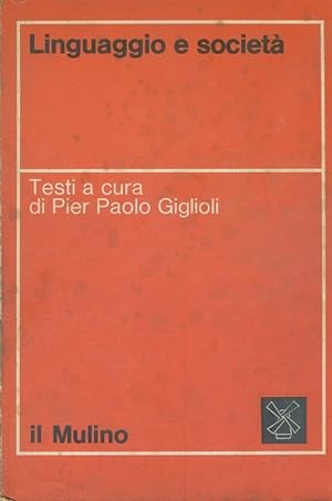 Seller image for Linguaggio e societ for sale by librisaggi