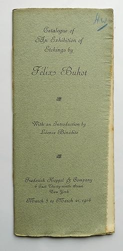 Seller image for Catalogue of an Exhibition of Etchings by Flix Buhot. Frederick Keppel & Co. New York, March 5 to March 21, 1914. for sale by Roe and Moore