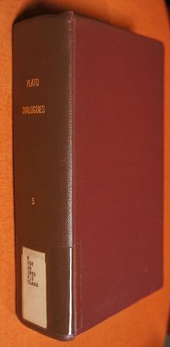 Seller image for The Dialogues of Plato, Volume V [5] Demosthenes und seine Zeit (Morals and laws in ancient Greece) (German Edition) for sale by GuthrieBooks