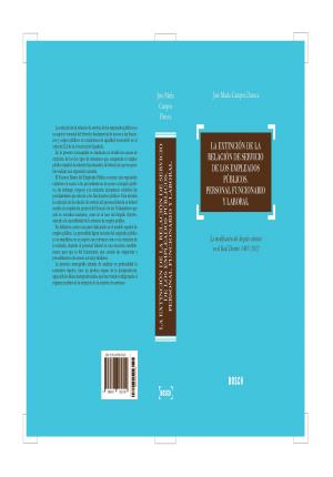 Image du vendeur pour La extincin de la relacin de servicio de los empleados pblicos. Personal func mis en vente par Midac, S.L.