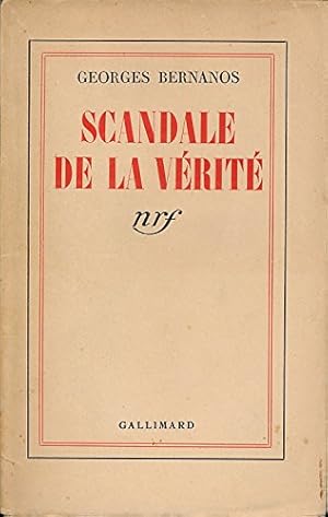 Image du vendeur pour Scandale de la vrit - Edition originale mis en vente par Ammareal