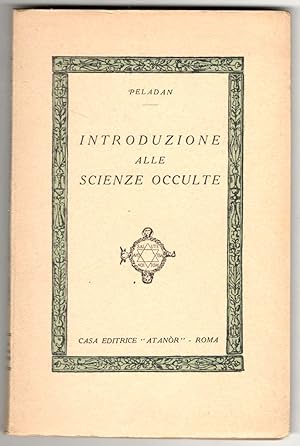 Introduzione alle scienze occulte