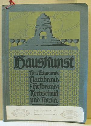 Bild des Verkufers fr Illustrierte Preis-Liste 1913-1914: Vorgezeichnete feine Holzwaren fr Tarsia, Flachbrand, Tiefbrand, Kerbschnitt. (Hauskunst). Ferner smtliche Materialien und Werkzeuge fr diese Techniken in nur erstklassischen Qualitten, nebst einem Anhang ber vorge zum Verkauf von Nicoline Thieme