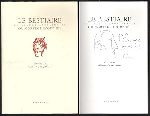 Seller image for Le Bestiaire ou cortege d'Orphee. Dessins de Olivier Charpentier. (Preface de Isabelle Chatelet). for sale by Versandantiquariat Markus Schlereth