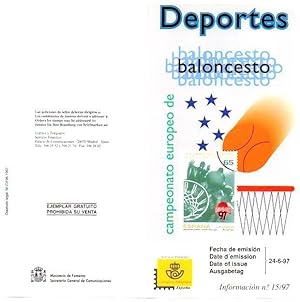 Imagen del vendedor de DIPTICO 6625: Baloncesto a la venta por EL BOLETIN