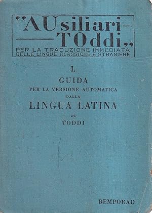 Seller image for Guida Per La Versione Automatica Dalla Lingua Latina for sale by Il Salvalibro s.n.c. di Moscati Giovanni