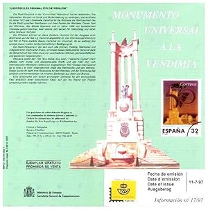 Imagen del vendedor de DIPTICO 6622: Monumento Universal a la Vendimia a la venta por EL BOLETIN