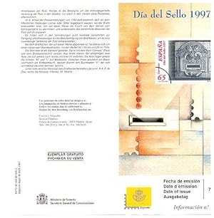 Imagen del vendedor de DIPTICO 6602: Dia del Sello 1997 a la venta por EL BOLETIN