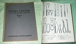 Bild des Verkufers fr Illustriertes Musterbuch ber Chirurgie-Instrumente. Ausgabe 1922. zum Verkauf von Antiquariat  Lwenstein