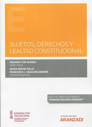 Seller image for Sujetos, derechos y lealtad constitucional for sale by Vuestros Libros
