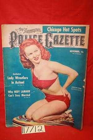 Seller image for The National Police Gazette Carolyn Ayers on Cover Chicago Hot Spots Nov. 1947 Vol 152 No. 10 for sale by Princeton Antiques Bookshop
