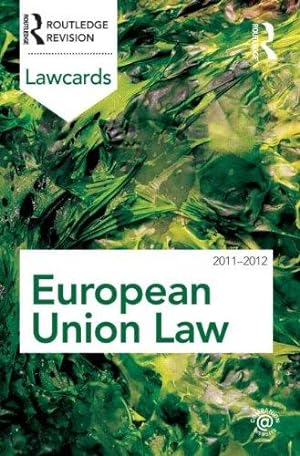 Bild des Verkufers fr European Union Lawcards 2011-2012 zum Verkauf von WeBuyBooks