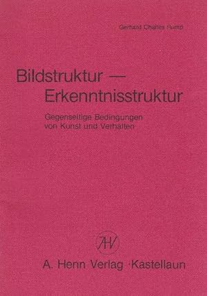 Seller image for Bildstruktur - Erkenntnisstruktur. Gegenseitige Bedingungen von Kunst und Verhalten. for sale by La Librera, Iberoamerikan. Buchhandlung