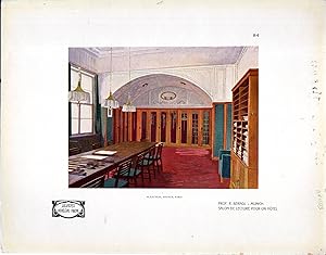 Seller image for Prof. R. Berndl, Munich: Salon De Lecture Pour Un Hotel (Reading Room For A Hotel) . from Documents D'Architecture Moderne for sale by Dorley House Books, Inc.