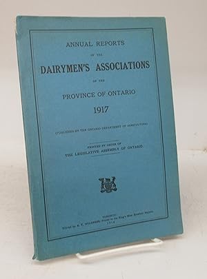Annual Reports of the Dairymen's Associations of the Province of Ontario, 1917