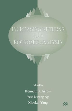Seller image for Increasing Returns and Economic Analysis for sale by AHA-BUCH GmbH