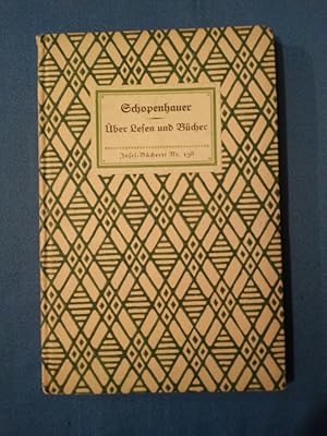 Bild des Verkufers fr ber Lesen und Bcher. Insel-Bcherei ; 138. zum Verkauf von Antiquariat BehnkeBuch