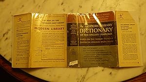 Immagine del venditore per Modern Library Dictionary of the English Language IN Brown, Black & Green DUSTJACKET, 1959, STATED 1ST MODERN LIBRARY #1 , Based on world-famous American college Dictionary, BEST CONCISE GUIDE TO MODERN USAGE IN MEANING, SPELLING & PRONUNCIATION venduto da Bluff Park Rare Books