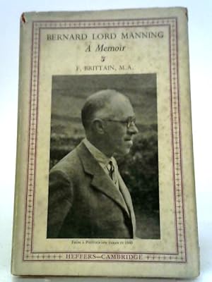 Image du vendeur pour Bernard Lord Manning: A Memoir mis en vente par World of Rare Books