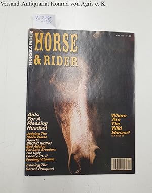 Horse & Rider Magazine June 1978,