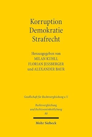 Seller image for Korruption - Demokratie - Strafrecht for sale by BuchWeltWeit Ludwig Meier e.K.