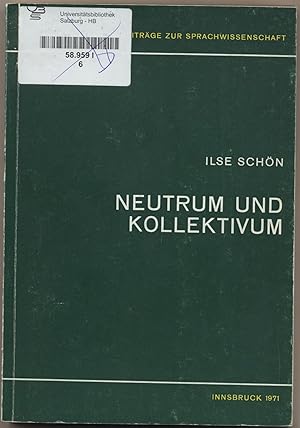 Bild des Verkufers fr Neutrum und Kollektivum Das Morphem-a im lateinischen und Romanischen zum Verkauf von avelibro OHG