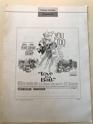 Image du vendeur pour Love is a Ball Pressbook 1963 Glenn Ford, Hope Lange, Charles Boyer mis en vente par AcornBooksNH