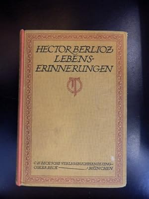 Imagen del vendedor de Hector Berlioz Lebenserinnerungen a la venta por Antiquariat Lastovka GbR