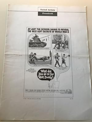 Seller image for What Did You Do in the War, Daddy? Pressbook 1966 Jame Coburn for sale by AcornBooksNH