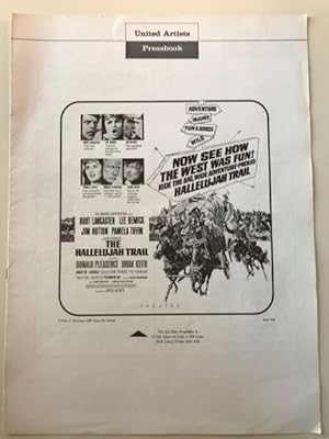 Seller image for The Hallelujah Trail Pressbook 1965 Burt Lancaster, Lee Remick for sale by AcornBooksNH