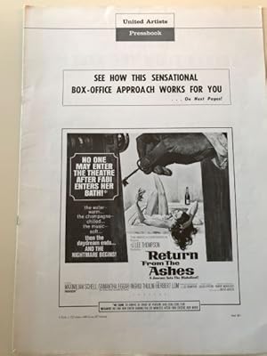 Seller image for Return from the Ashes Pressbook 1966 Maximilian Schell, Samantha Eggar for sale by AcornBooksNH