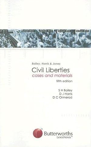 Immagine del venditore per Bailey, Harris and Jones: Civil Liberties: Cases and Materials venduto da WeBuyBooks