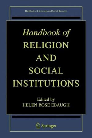 Seller image for Handbook of Religion And Social Institutions for sale by GreatBookPrices
