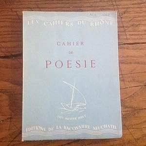 Cahier de Poésie des Cahiers du RHONE