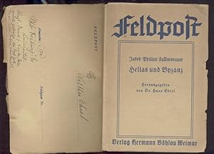 Seller image for Hellas und Byzanz. Hrsg. von Hans Eberl. for sale by Antiquariat Kaner & Kaner GbR