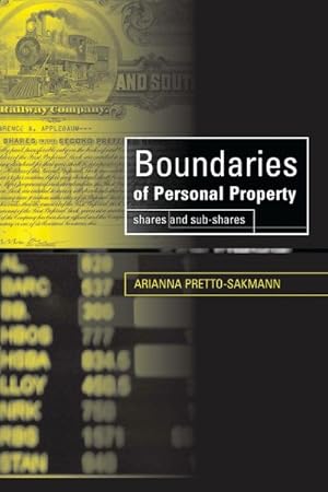Seller image for Boundaries Of Personal Property Law : Shares And Sub-Shares for sale by GreatBookPrices