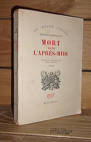 Seller image for MORT DANS L'APRES-MIDI - (death in the afternoon) for sale by Planet'book